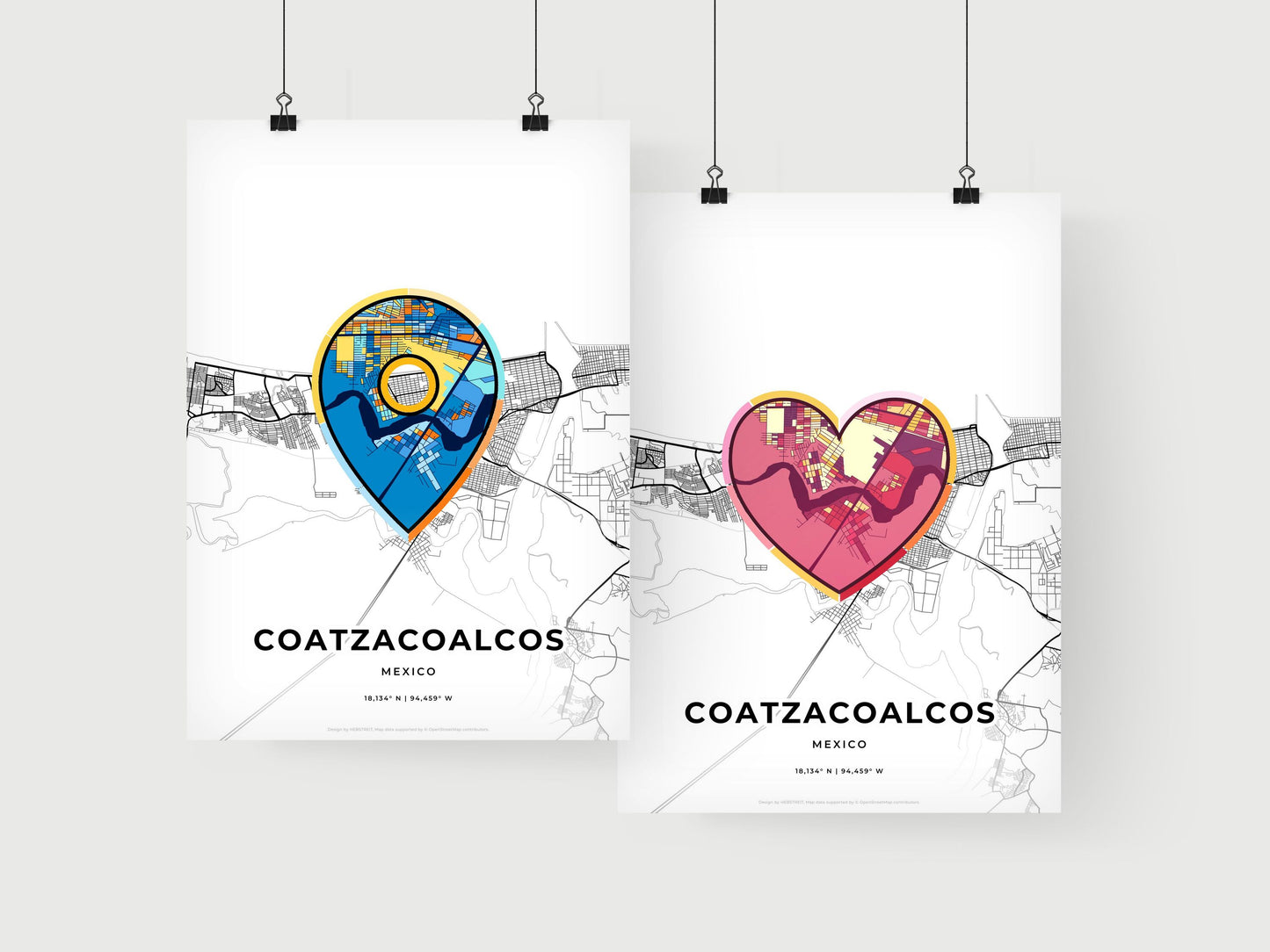 Coatzacoalcos Mexico art print for couples