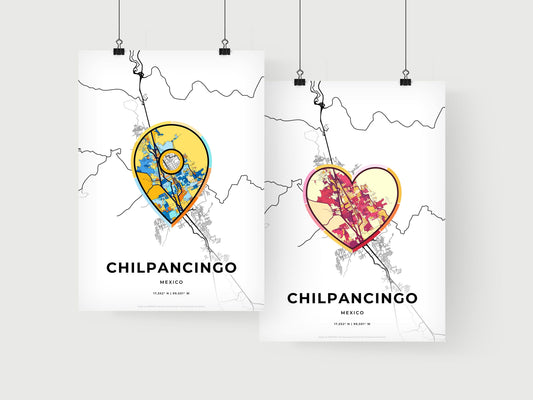 Chilpancingo Mexico art print for couples