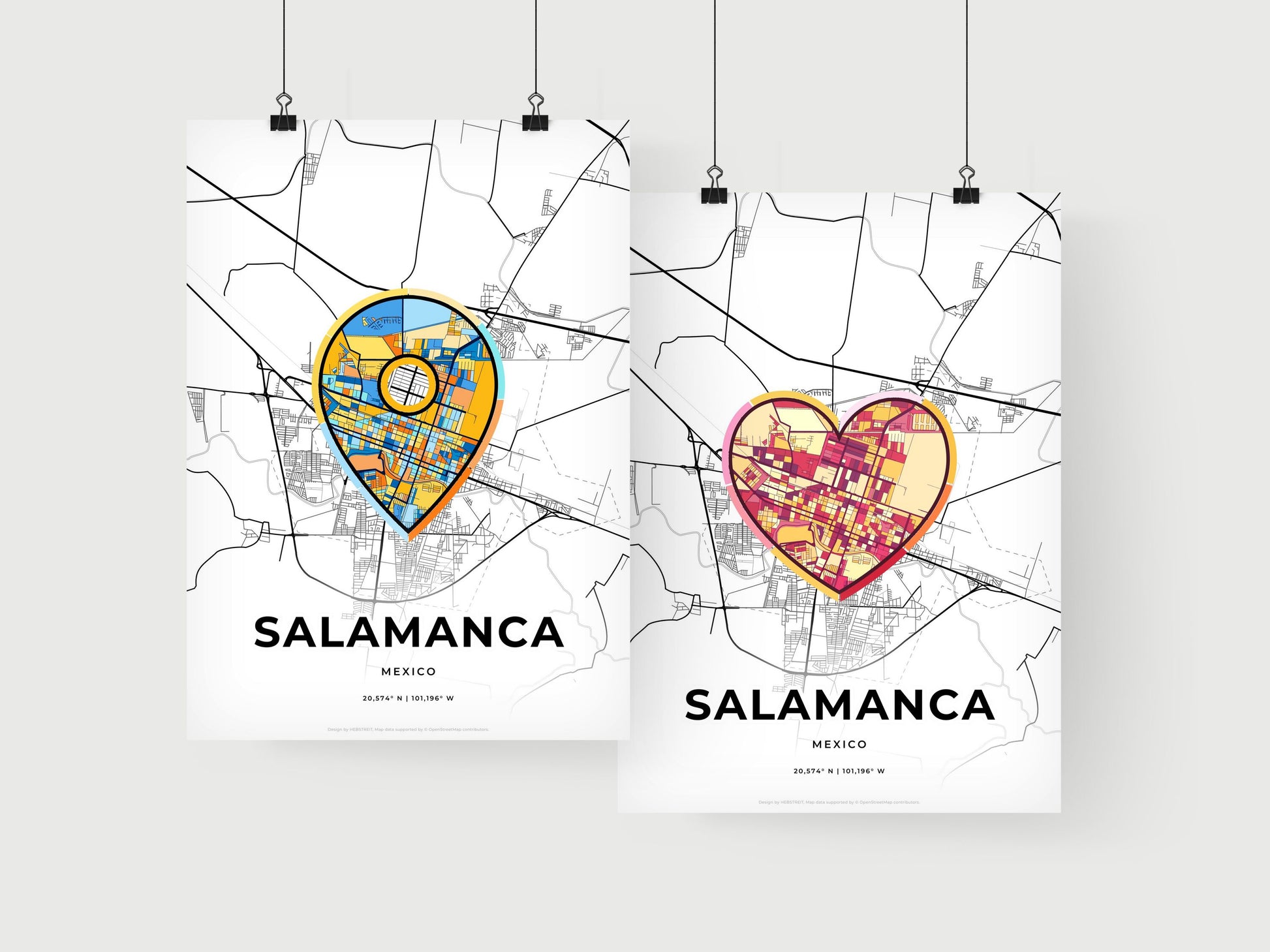 Salamanca Mexico art print for couples