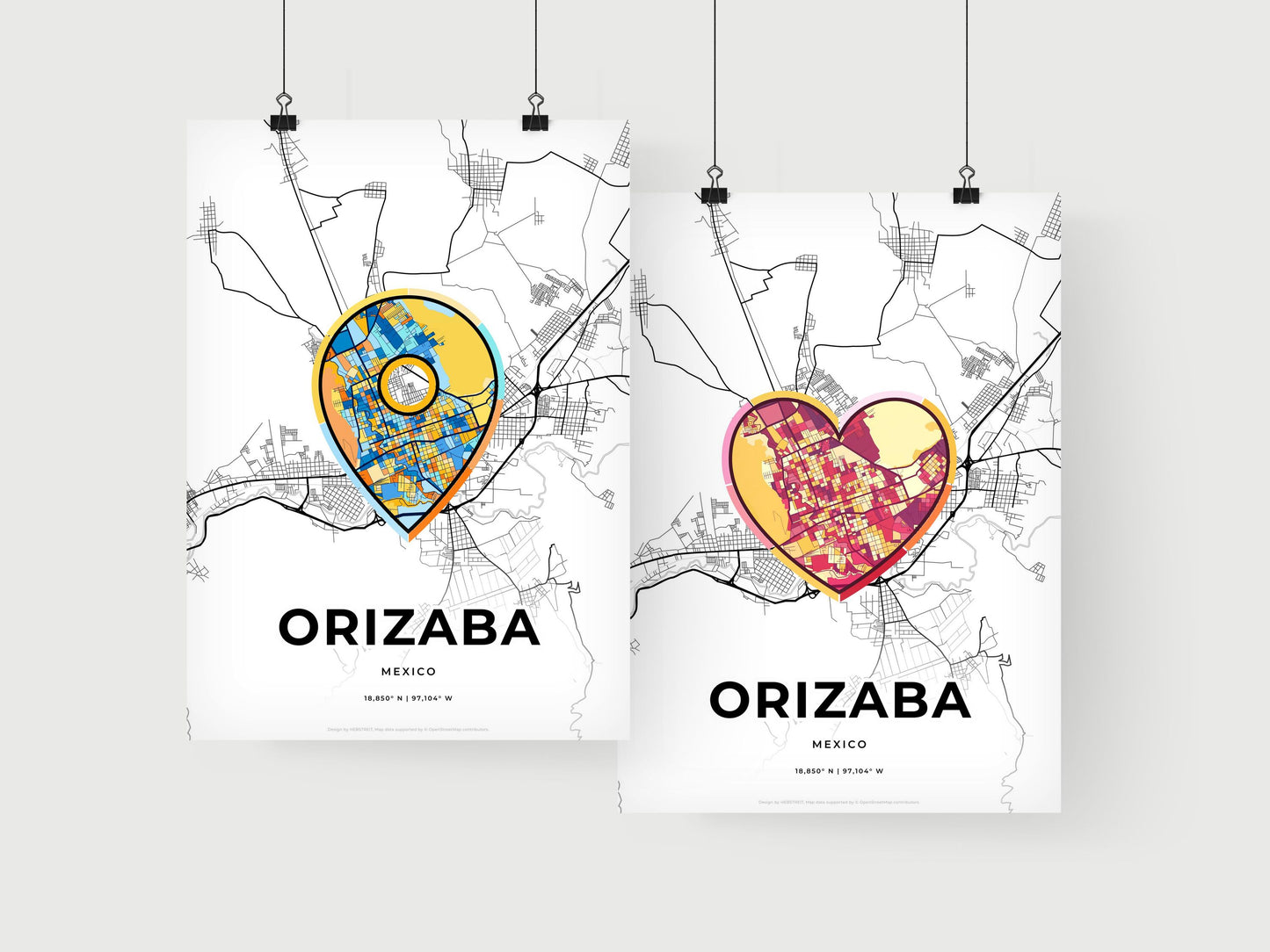 Orizaba Mexico art print for couples