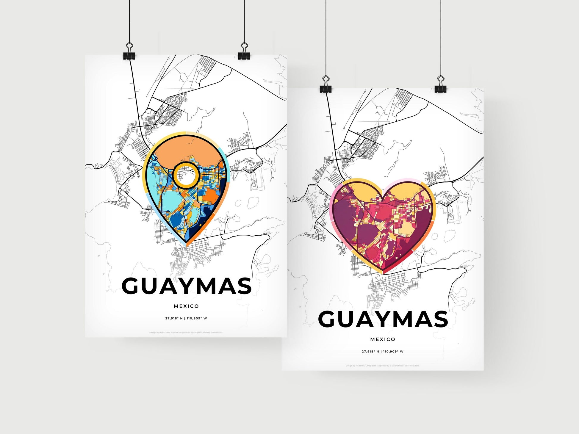 Guaymas Mexico art print for couples