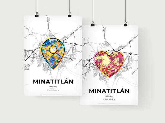 Minatitlán Mexico art print for couples