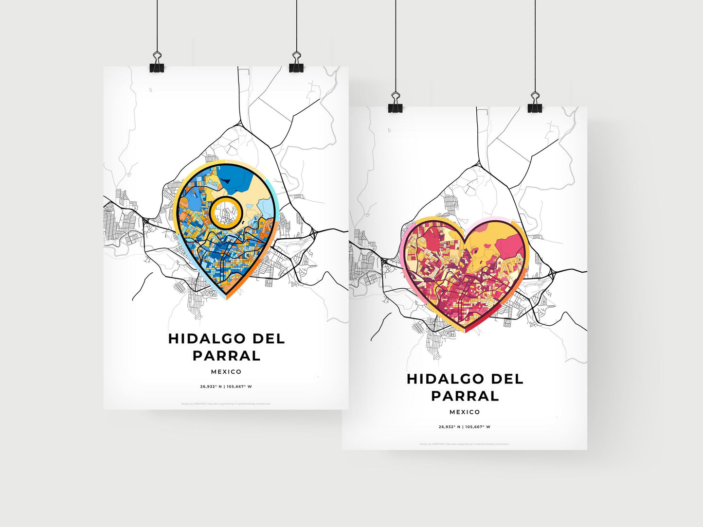 Hidalgo Del Parral Mexico art print for couples