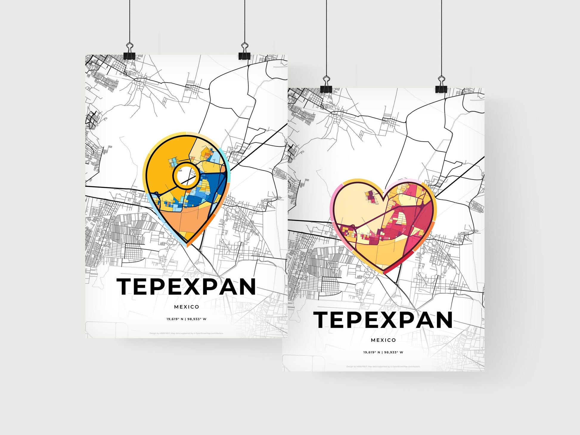 Tepexpan Mexico art print for couples