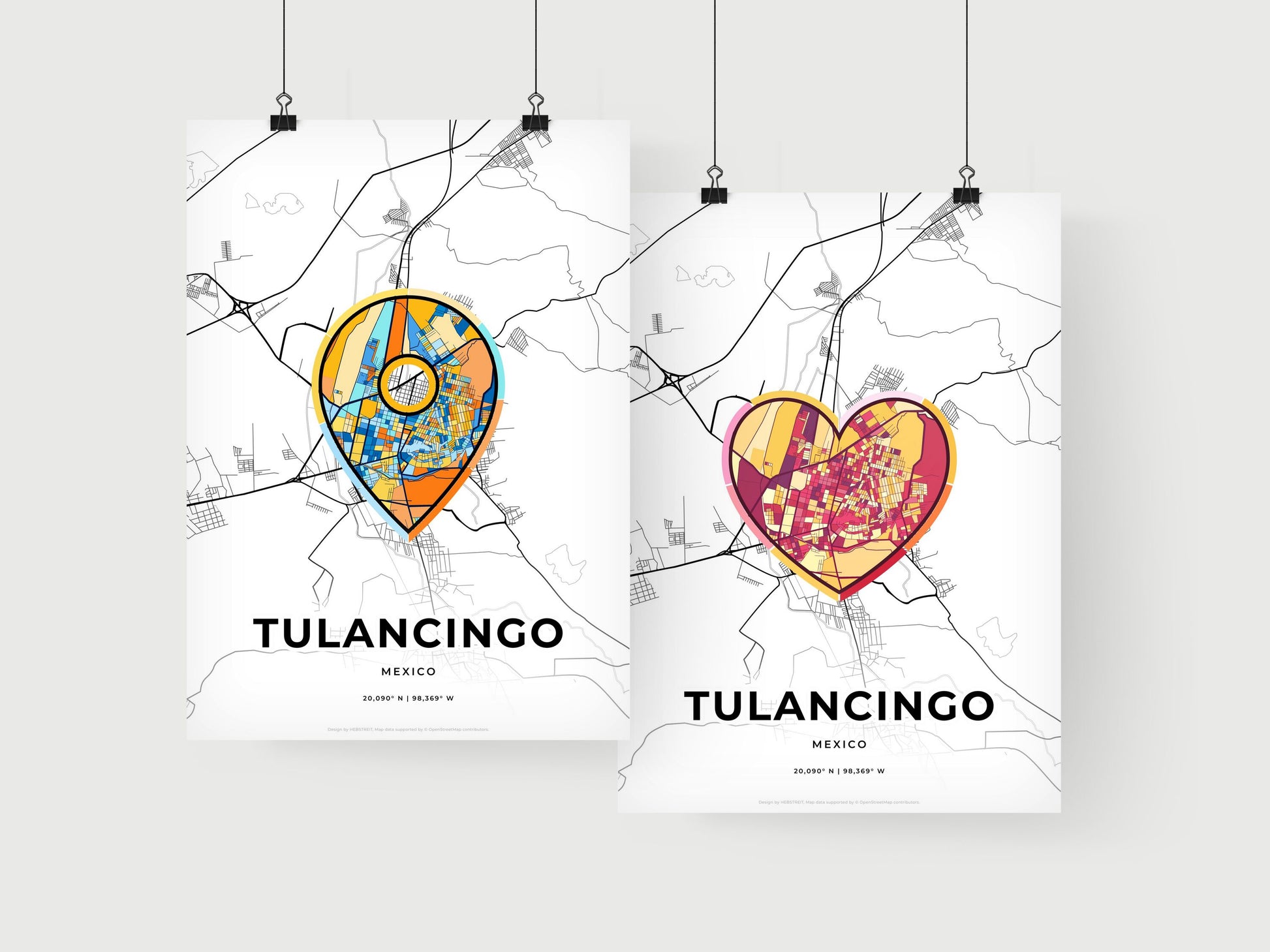 Tulancingo Mexico art print for couples