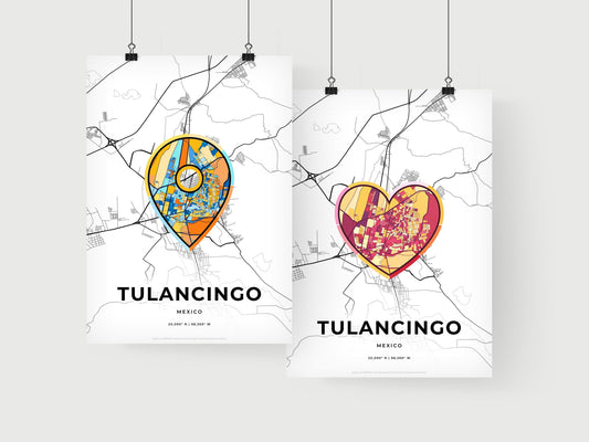 Tulancingo Mexico art print for couples