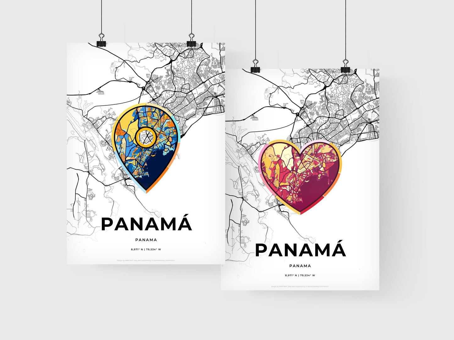 Panamá Panama art print for couples