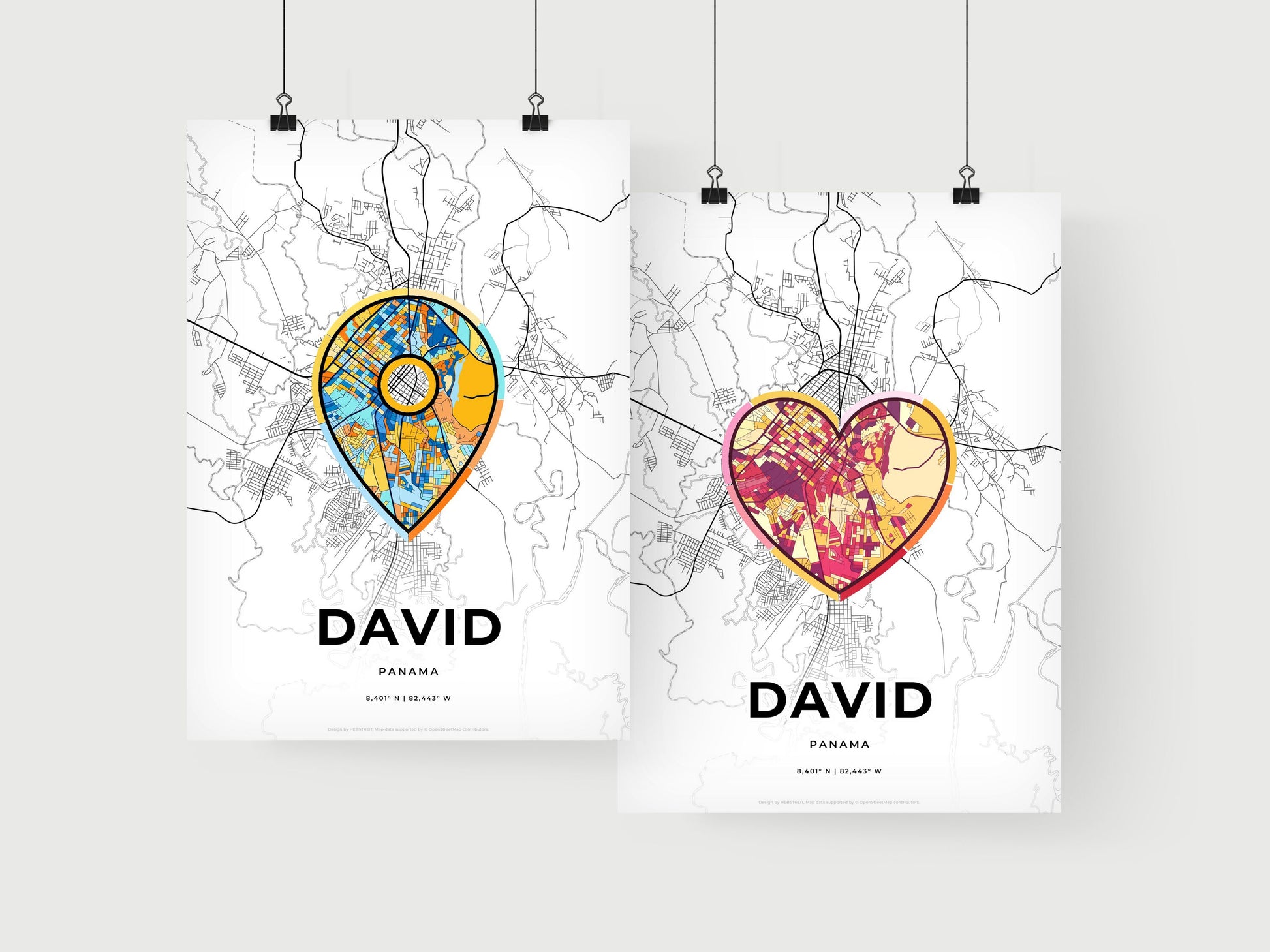 David Panama art print for couples