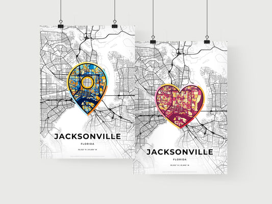 Jacksonville Florida art print for couples
