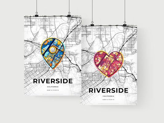 Riverside California art print for couples