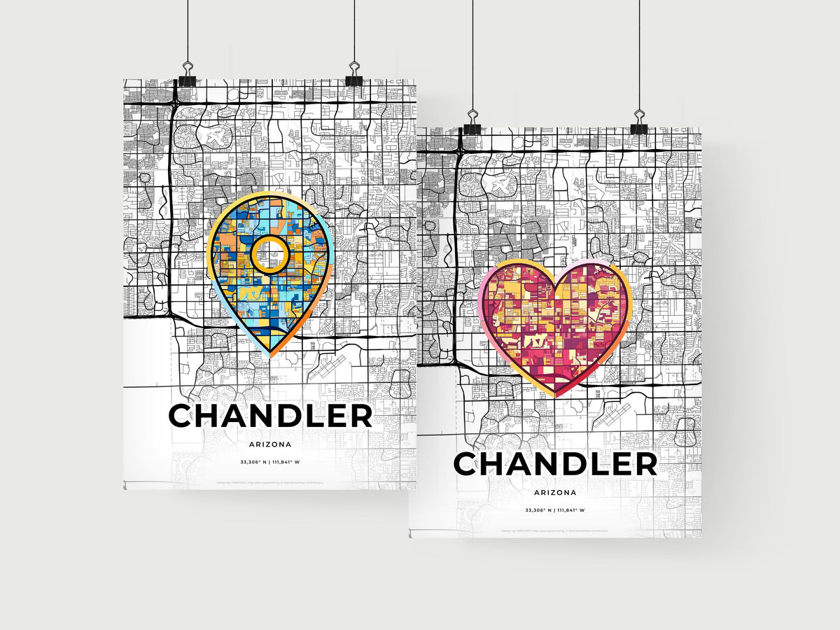 Chandler Arizona art print for couples