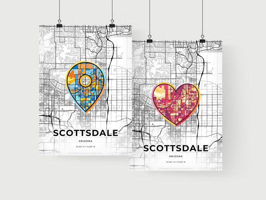 Scottsdale Arizona art print for couples