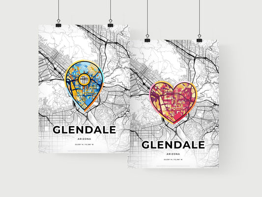 Glendale Arizona art print for couples