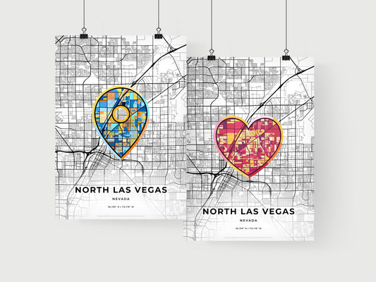 North Las Vegas Nevada art print for couples
