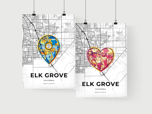Elk Grove California art print for couples
