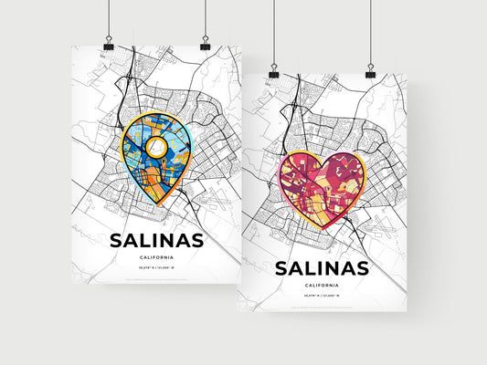 Salinas California art print for couples