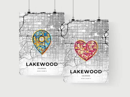 Lakewood Colorado art print for couples