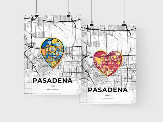 Pasadena Texas art print for couples