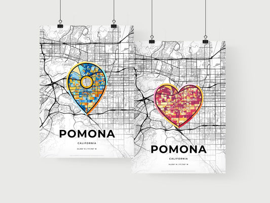 Pomona California art print for couples