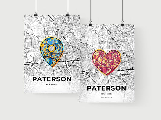 Paterson New Jersey art print for couples