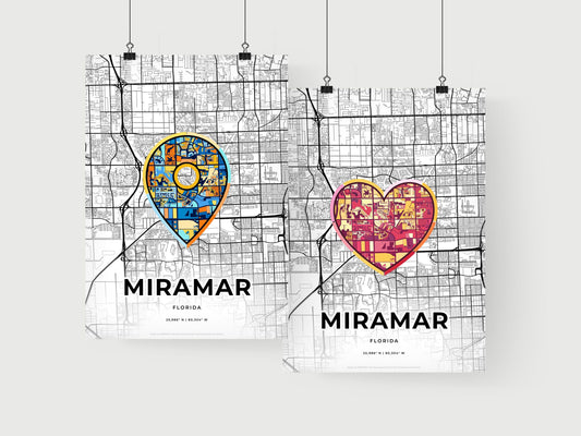 Miramar Florida art print for couples