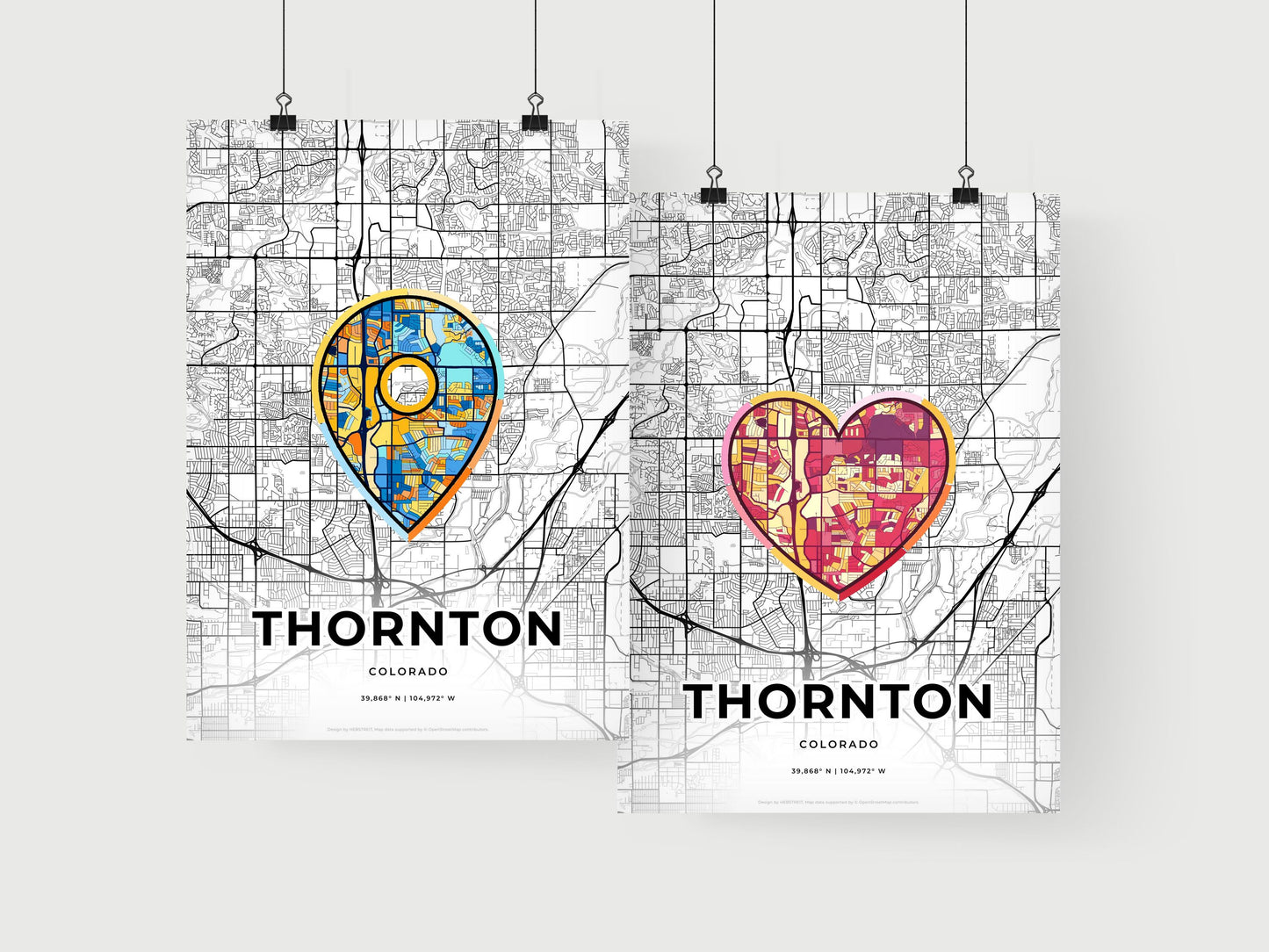 Thornton Colorado art print for couples