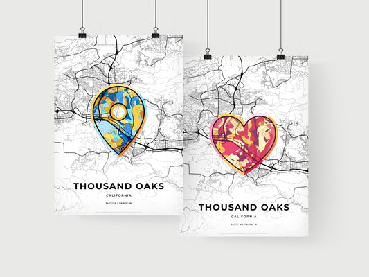 Thousand Oaks California art print for couples