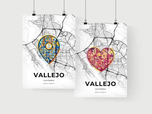 Vallejo California art print for couples