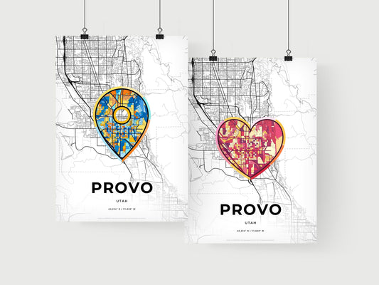 Provo Utah art print for couples