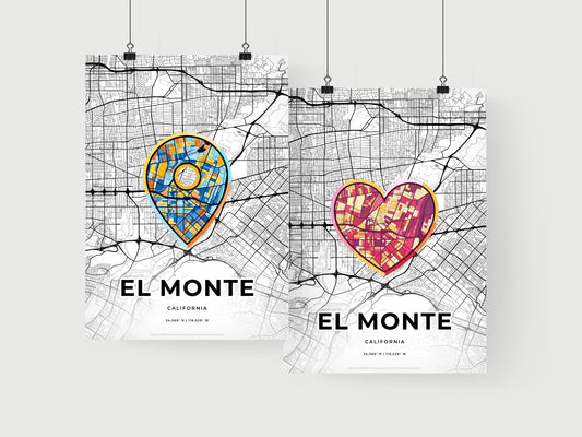El Monte California art print for couples