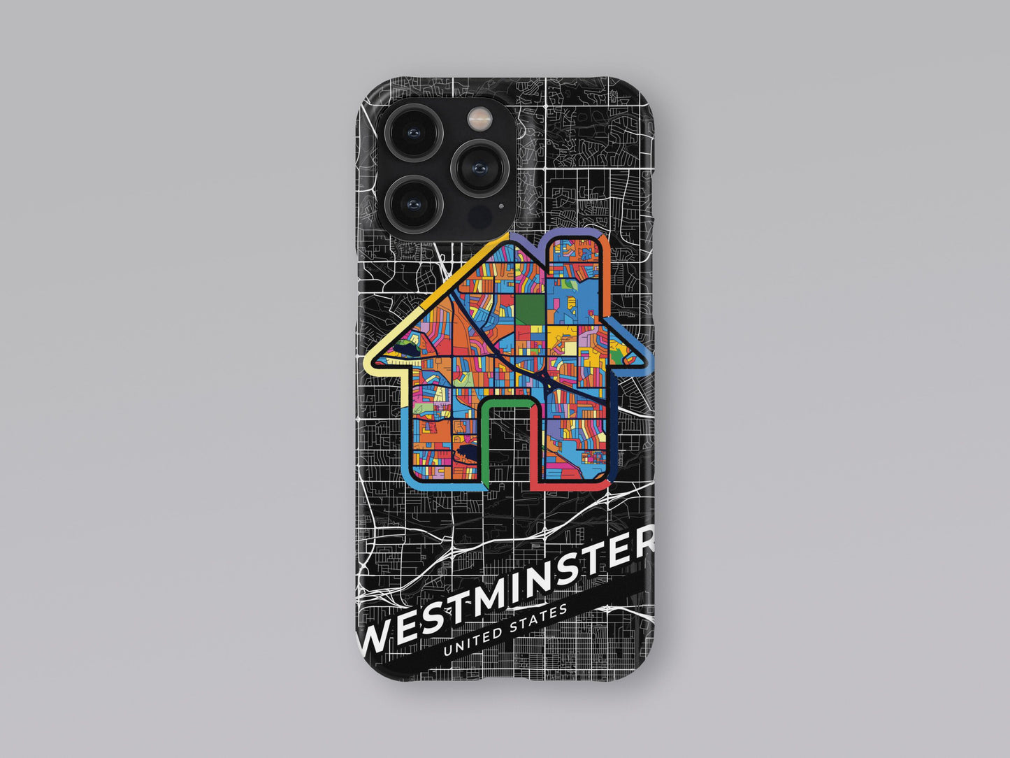 Westminster Colorado slim phone case with colorful icon 3