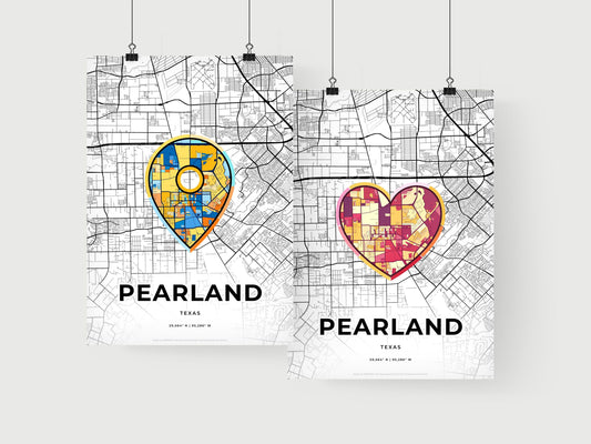 Pearland Texas art print for couples