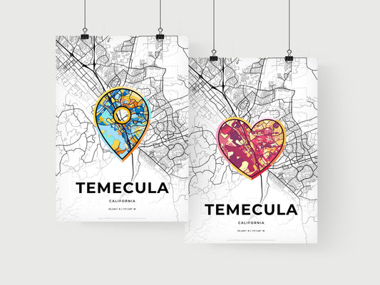 Temecula California art print for couples