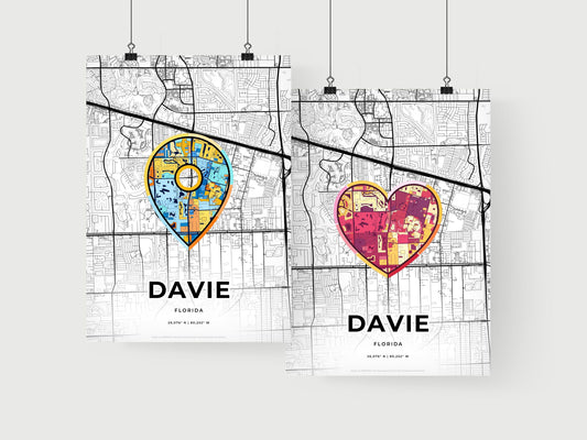 Davie Florida art print for couples