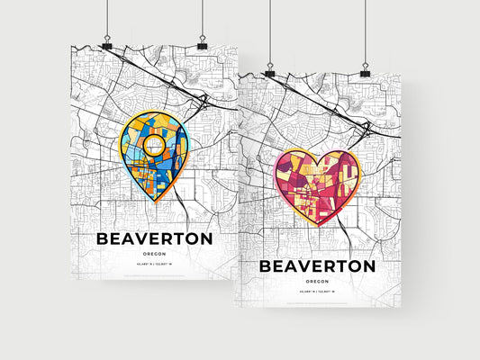 Beaverton Oregon art print for couples