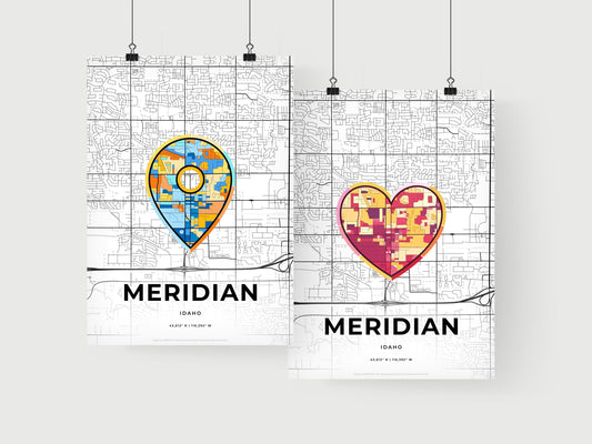 Meridian Idaho art print for couples
