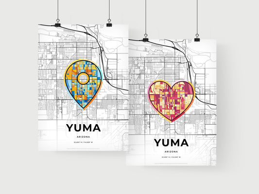 Yuma Arizona art print for couples