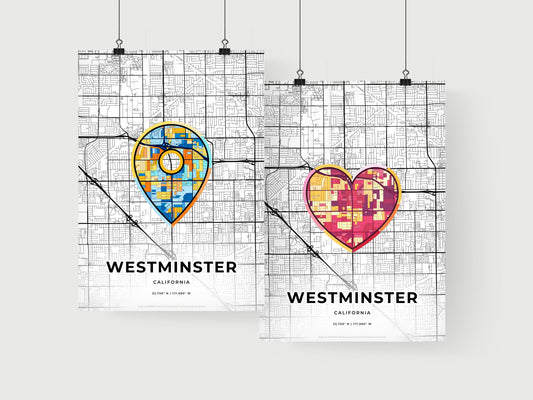 Westminster California art print for couples