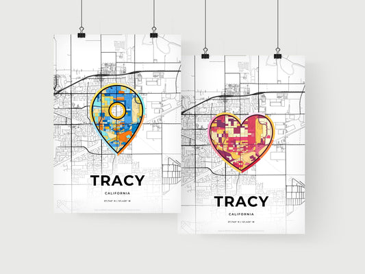 Tracy California art print for couples