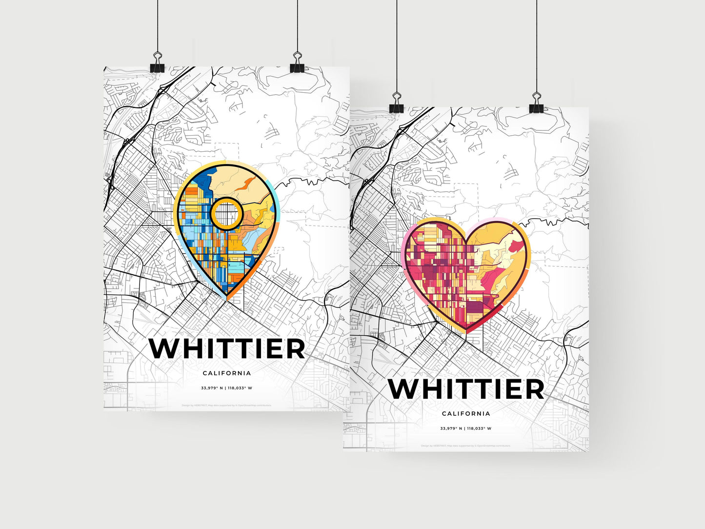 Whittier California art print for couples