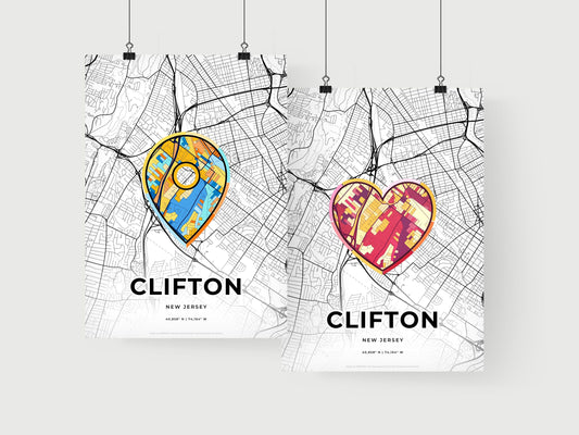 Clifton New Jersey art print for couples