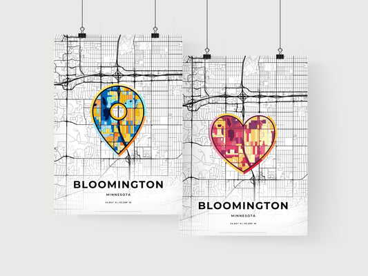 Bloomington Minnesota art print for couples