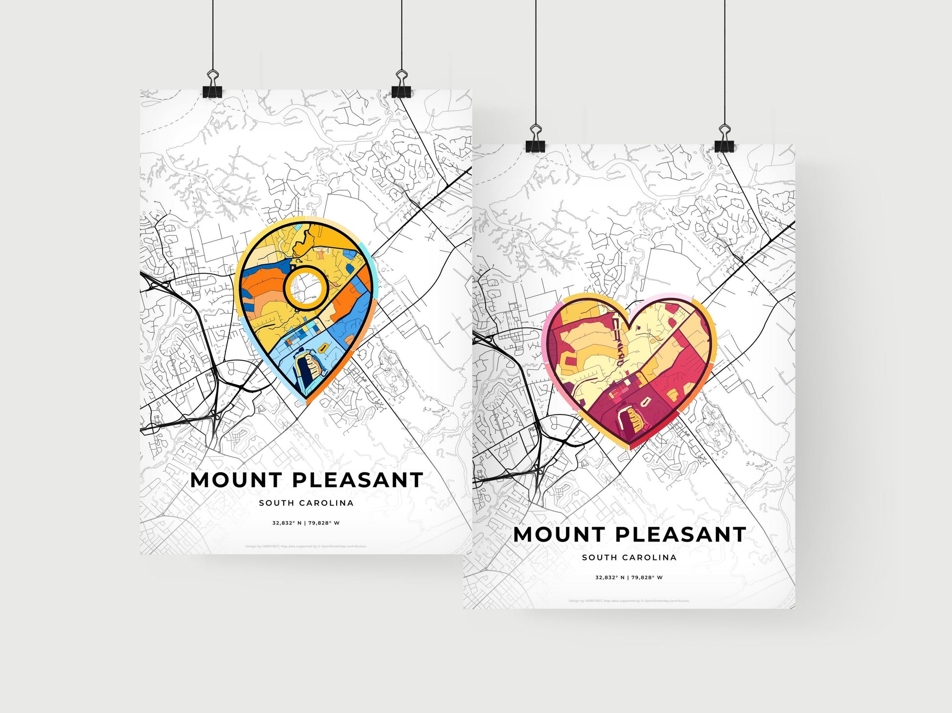 Mount Pleasant South Carolina art print for couples