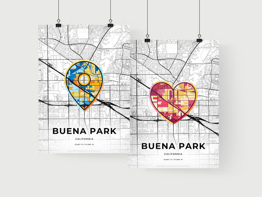 Buena Park California art print for couples