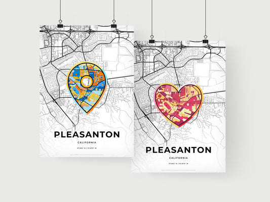 Pleasanton California art print for couples