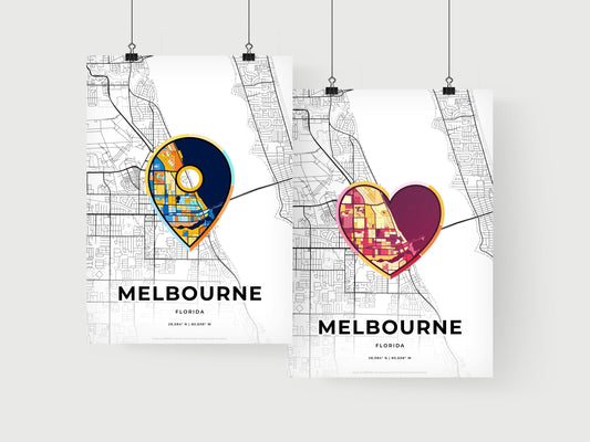 Melbourne Florida art print for couples