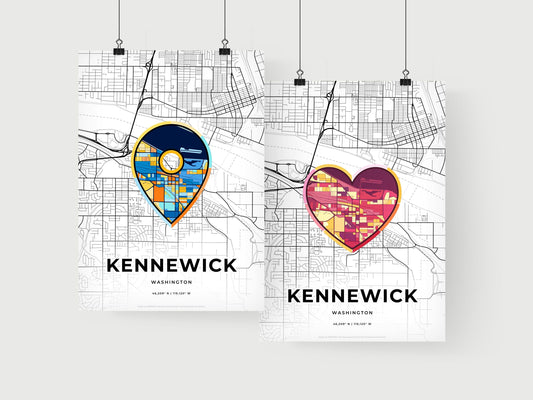 Kennewick Washington art print for couples