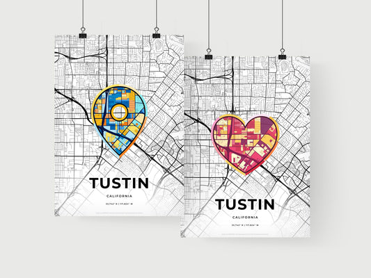 Tustin California art print for couples