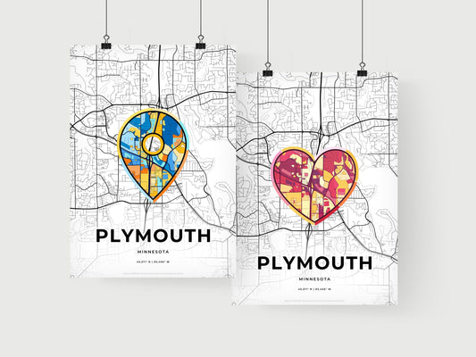 Plymouth Minnesota art print for couples