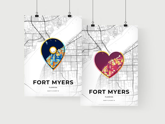 Fort Myers Florida art print for couples